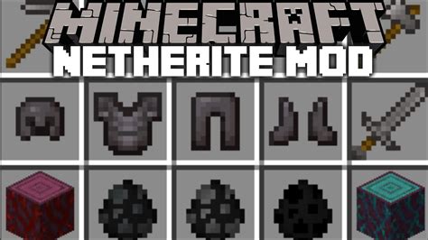 You will need a diamond pickaxe (preferably with at least efficiency 2 to. Minecraft NETHERITE MOD / KEEP YOUR DIAMOND ARMOR AWAY ...