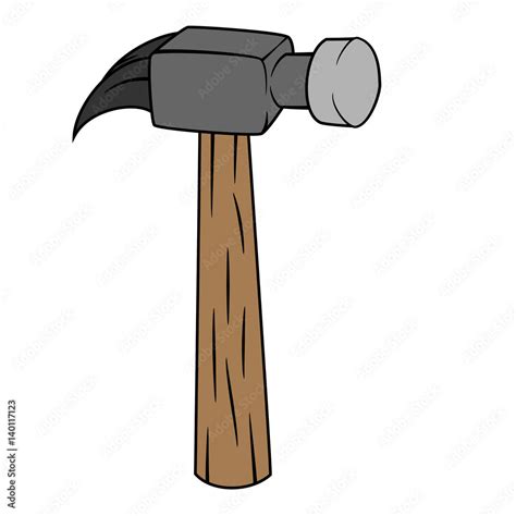 Isolated Hammer Cartoon Drawing Vector De Stock Adobe Stock