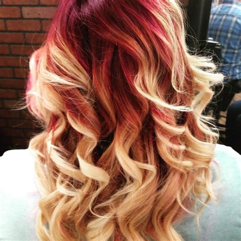 30 Red To Blonde Hair Ombre Fashionblog
