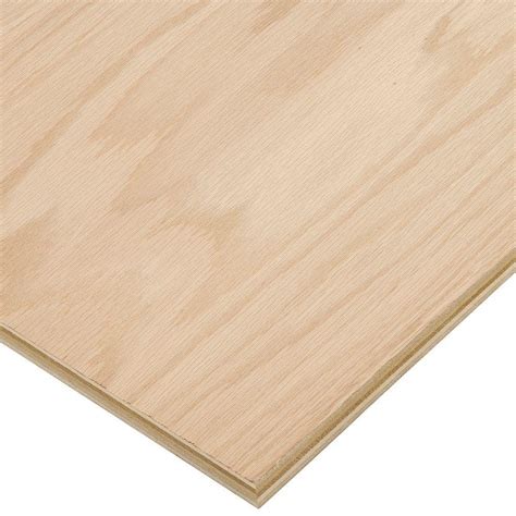 Columbia Forest Products 34 In X 4 Ft X 8 Ft Purebond Red Oak