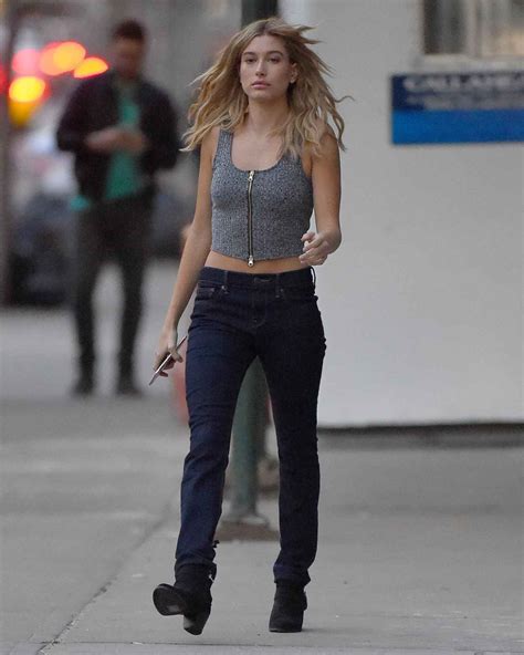 Hailey Baldwin Street Style Out In New York City October 2015