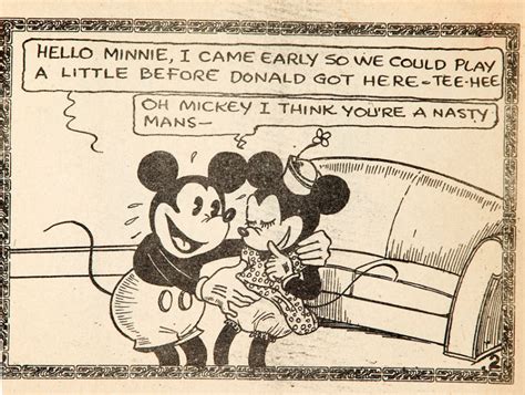 Hakes Rare “mickey Mouse And Donald Duck X Rated 8 Pager
