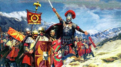 Roman Legionaries Defending The Alps Ancient Romans Roman History