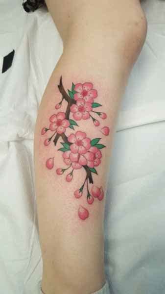 75 Trendy Cherry Blossom Tattoos Ideas And Meanings Tattoo Me Now