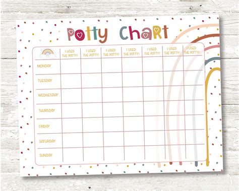 26 Best Ideas For Coloring Potty Training Chart Printable