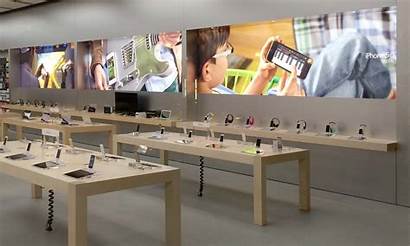 Apple Graphics Retail Wall Tv Stores Ads