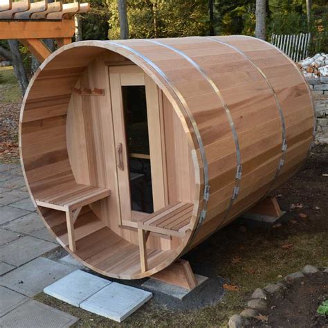 Cedar Barrel Saunas Clear Wood Cedar Barrel Sauna Award Leisure London