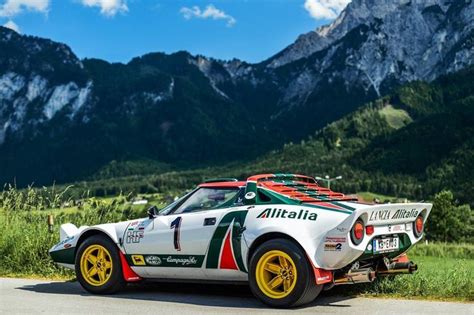 Lancia Stratos Alitalia ラリーカー ランチアストラトス レースカー
