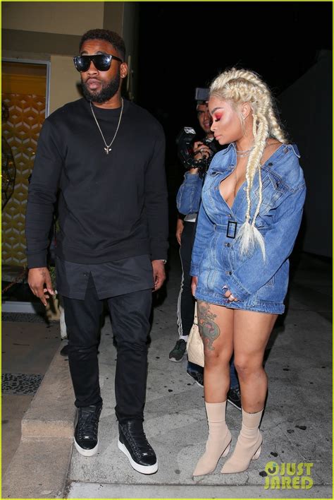 Blac Chyna Shows Off Her New Blonde Hair At Dinner Photo 3910322 Photos Just Jared