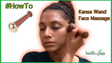 How To Do Facial Massage With Health And Yoga Kansa Wand Unboxing Youtube