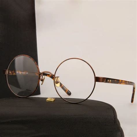 vazrobe vintage round glasses frame men women harry potter eyeglasses for man prescription