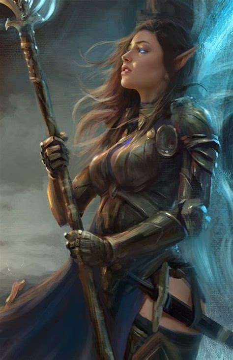 Elf Warrior Fantasy Female Warrior Heroic Fantasy Fantasy Art Women Fantasy Rpg Fantasy