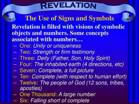 Revelation Symbols And Meanings