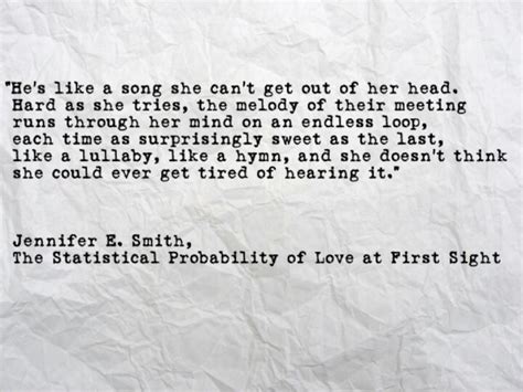 Some call this love at first sight. The Statistical Probability Of Love At First Sight Quotes. QuotesGram