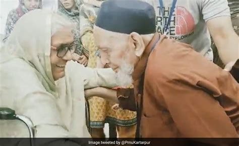 Separated By Partition Siblings Reunite After 75 Years At Pakistans