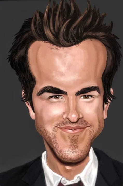 Ryan Reynolds Celebrity Drawings Celebrity Caricatures Caricature