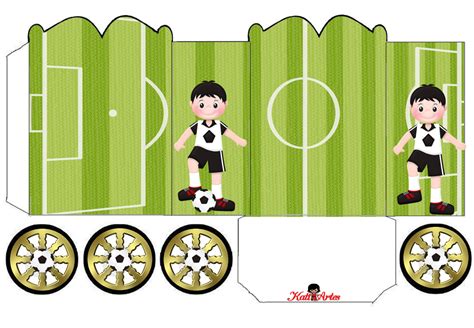 Es decir, si por ejemplo estás. Futbol: Cajas con forma de Carruaje para Imprimir Gratis ...