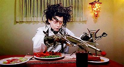 Edward Scissorhands Johnny Depp Eating Gifs Awesome