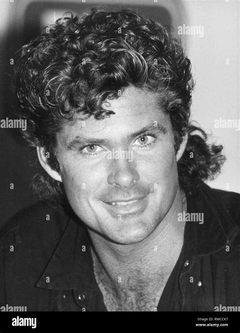 David Hasselhoff An American Actor And Singer Stock Photo Alamy