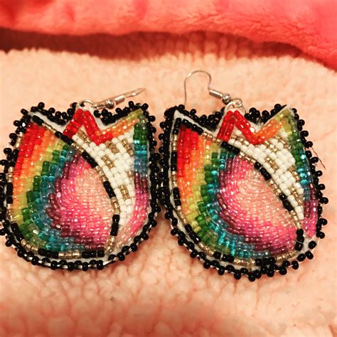 Native American Beaded Earrings Beaded Earrings Beaded Earrings