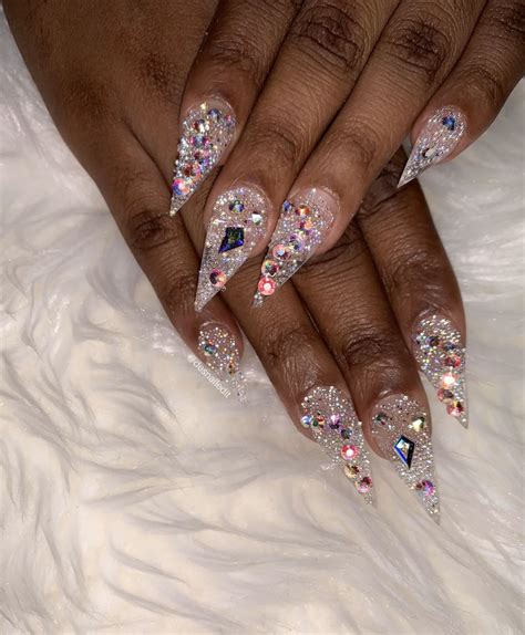 Bling Nails In 2020 Bling Nails How To Do Nails Nails