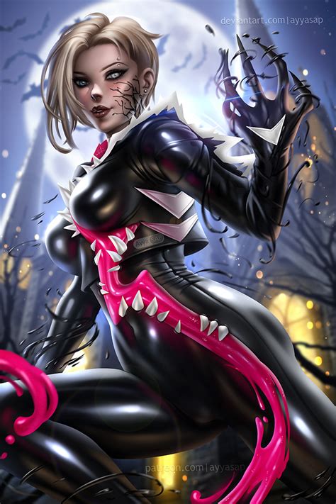 Gwenom By Ayyasap On Deviantart Marvel Girls Symbiotes Marvel Venom Girl