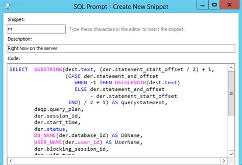 Using Sql Prompt To Accelerate The Top 10 Most Common Database Scripts