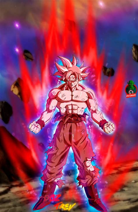 Mastered Ultra Instinct Kaioken Goku By Daimaoha A On Deviantart