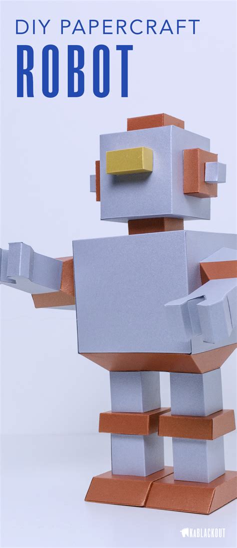 3simple Papercraft Robot Template Hector Lifedesign