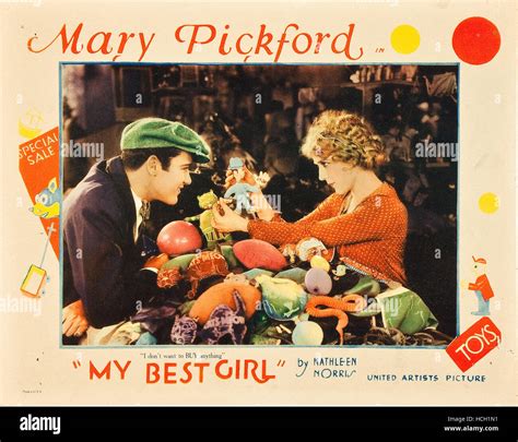 My Best Girl Charles Buddy Rogers Mary Pickford On Lobbycard 1927