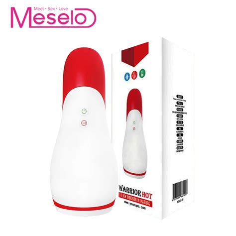 Buy Meselo Intelligent Heating Masturbator Suck Oral Sex Toys For Men 12
