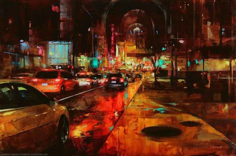 45 Cityscapes Paintings By American Artist Lindsey Kustusch