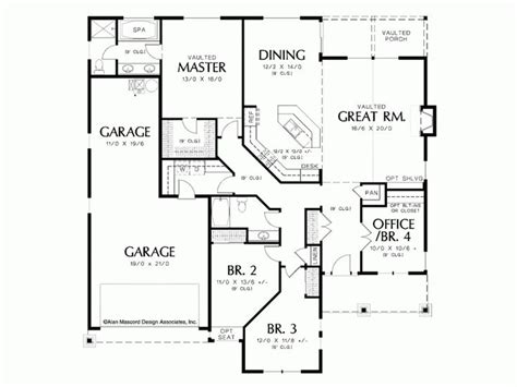 Craftsman Style House Plan 3 Beds 2 Baths 2000 Sqft Plan 48 241