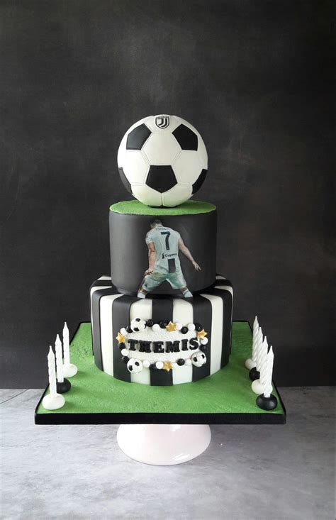 Ronaldo Juventus Football Cake Torte A Tema Calcio Compleanno A