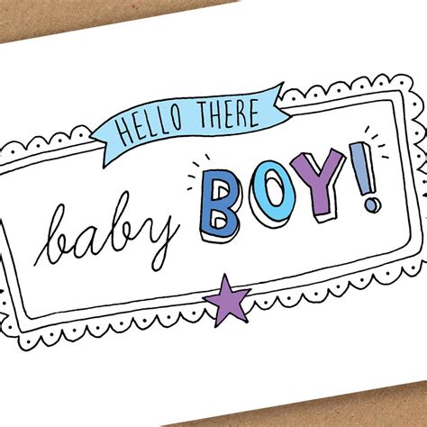 Wishing you all the best with babyhood. New Baby Boy Card By Eskimo Kiss Designs | notonthehighstreet.com