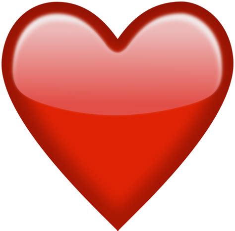 Corazón Emoji Rojo Whatsapp Sticker By Evelynunicornio201