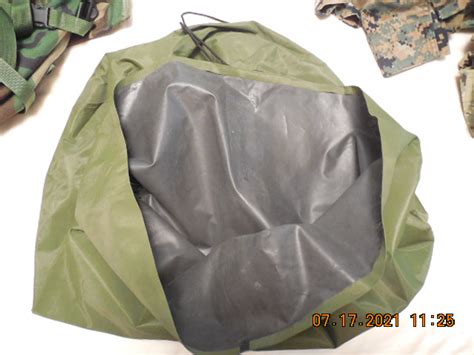 Genuine Us Military Bag Waterproof Clothing Nsn 8465 00 261 6909