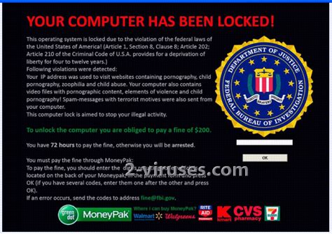 Fbi Moneypak Virus How To Remove 2