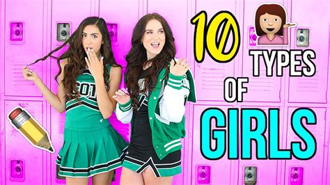 10 Types Of Girls At School Youtube