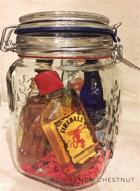 Mini Bar In A Jar Mini Liquor Bottles Drinks Alcohol Ts Jar