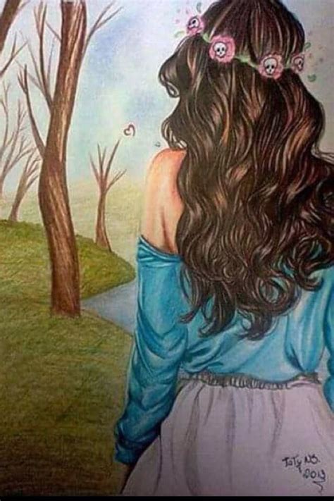 My favourite wallpaper | Girly art, Character sketches, Pencil art drawings
