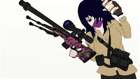 Counter Strike Girl Flat Colour Anime Stuff By Crazyghostle On Deviantart
