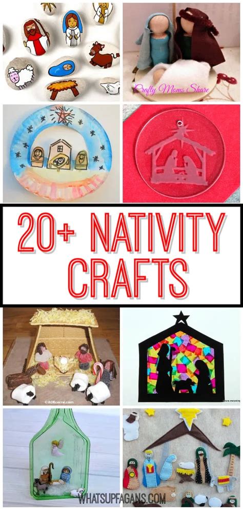 20 Nativity Crafts Perfect For Sunday School And Preschool Nativity