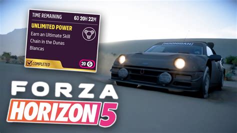 Forza Horizon 5 Daily Challenge 15 08 2022 Unlimited Power Earn