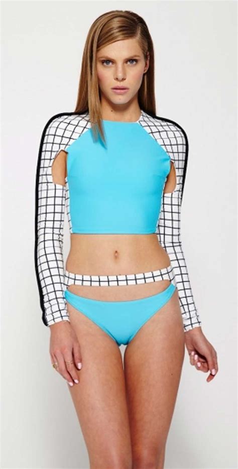The Long Sleeve Swimsuit Is Whats Hot This Summer