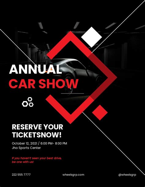 Car Show Flyer Template