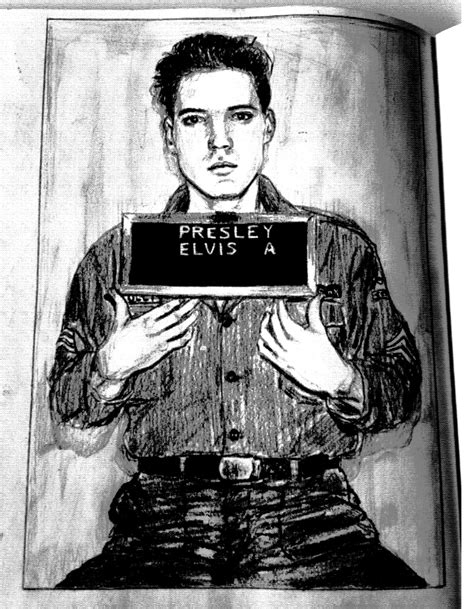 ArtStation - Elvis's mugshot