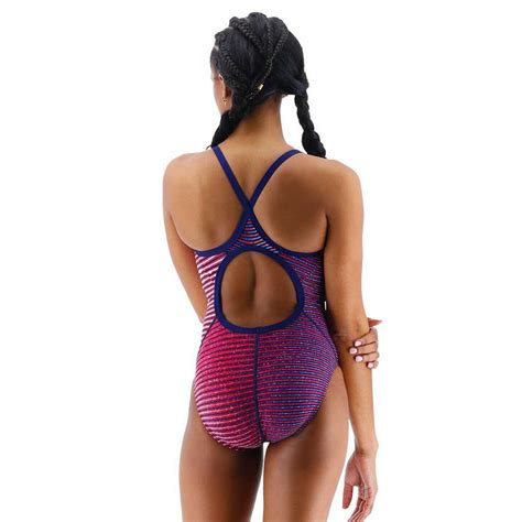 Tyr Flux Cutoutfit Swimsuit Blue Swiminn