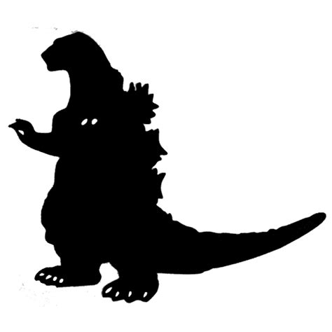 Godzilla Silhouette Vector Free - ClipArt Best png image