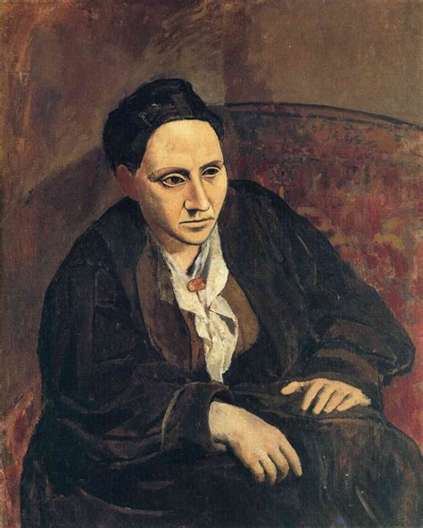 Pablo Picasso Portrait Of Gertrude Stein 1906 81×100 Cm Descripción